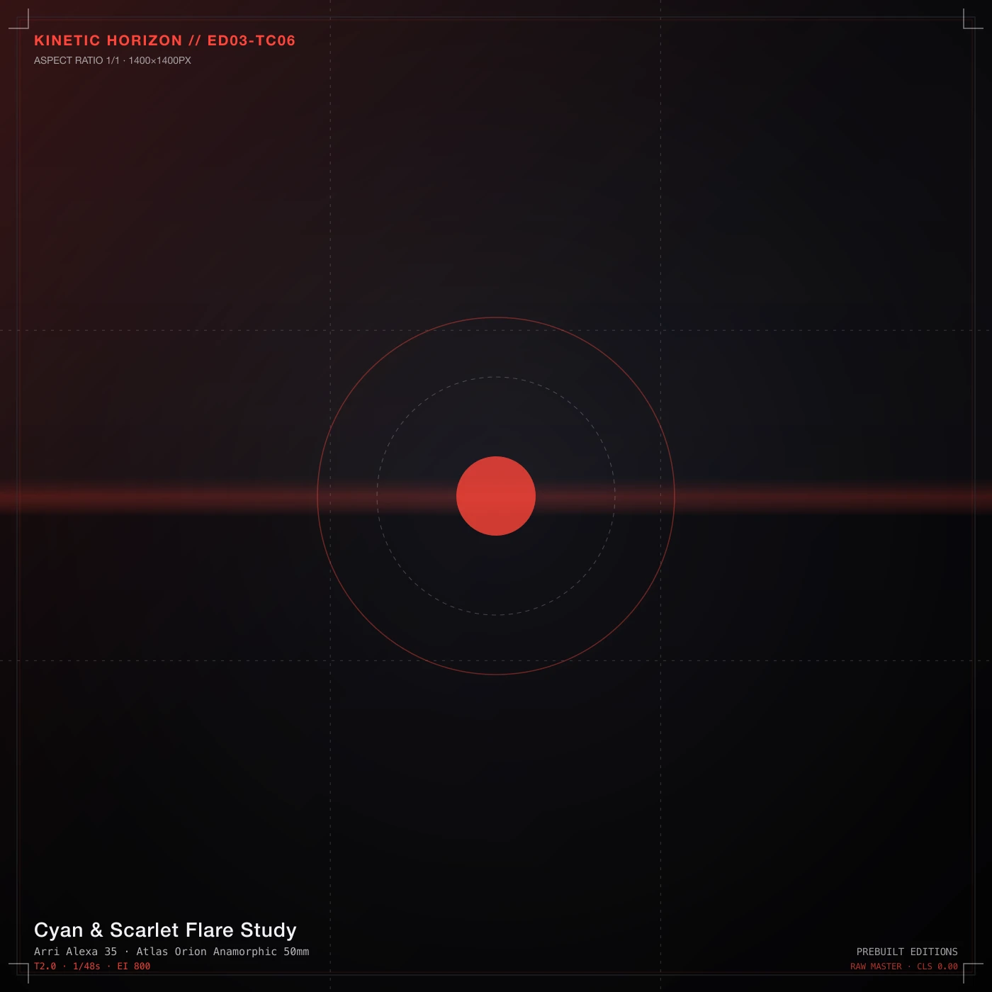Cyan & Scarlet Flare Study — Arri Alexa 35